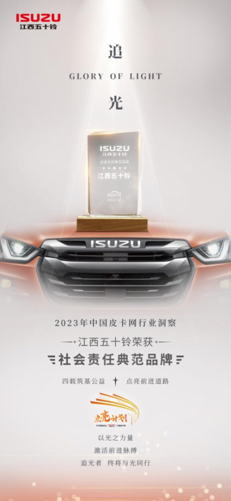 2024中国皮卡年度车型评测揭榜，江西五十铃斩获两项大奖